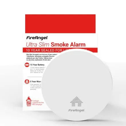 Ultra Slim Smoke Alarm, Battery Powered